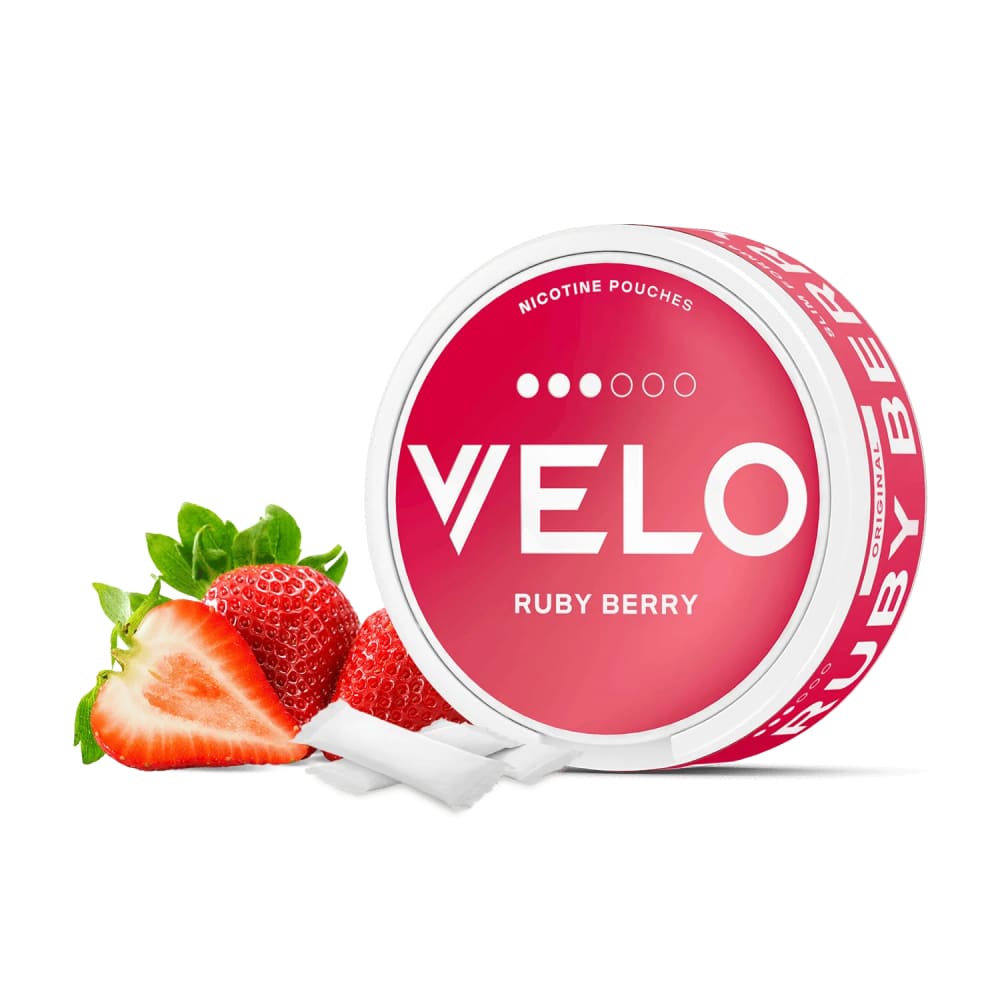 اظرف نيكوتين فيلو عدة نكهات VELO - توت احمر 10 نيكوتين