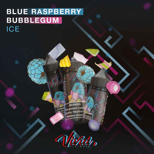 نكهة فيب علكة بلو راز بيري ايس من فيفيد (100مل) Vivid