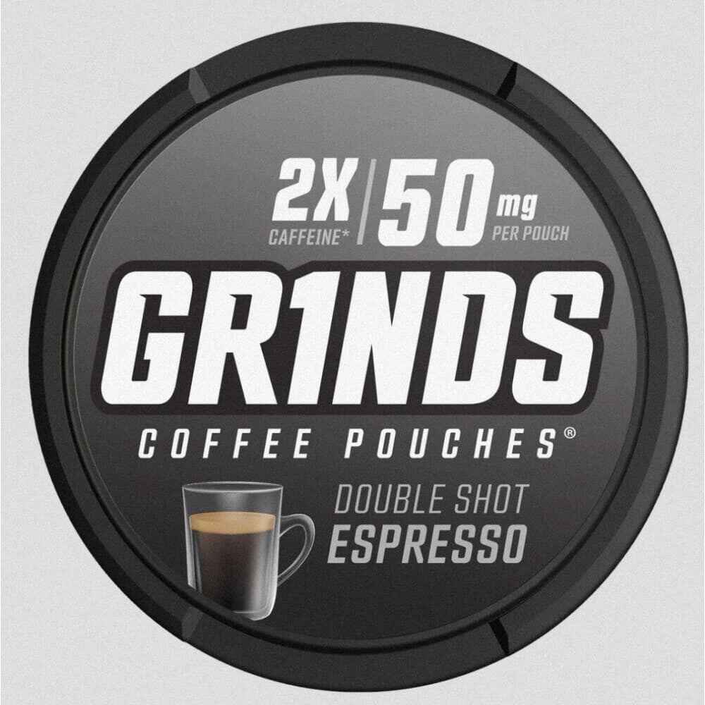 قرايندز اكياس قهوة بدون نيكوتين فقط تحتوي على كافيين GR1NDS