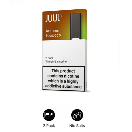 JUUL 2 autumn tobacco بودات سحبة جول الاصدار الثاني نكهة