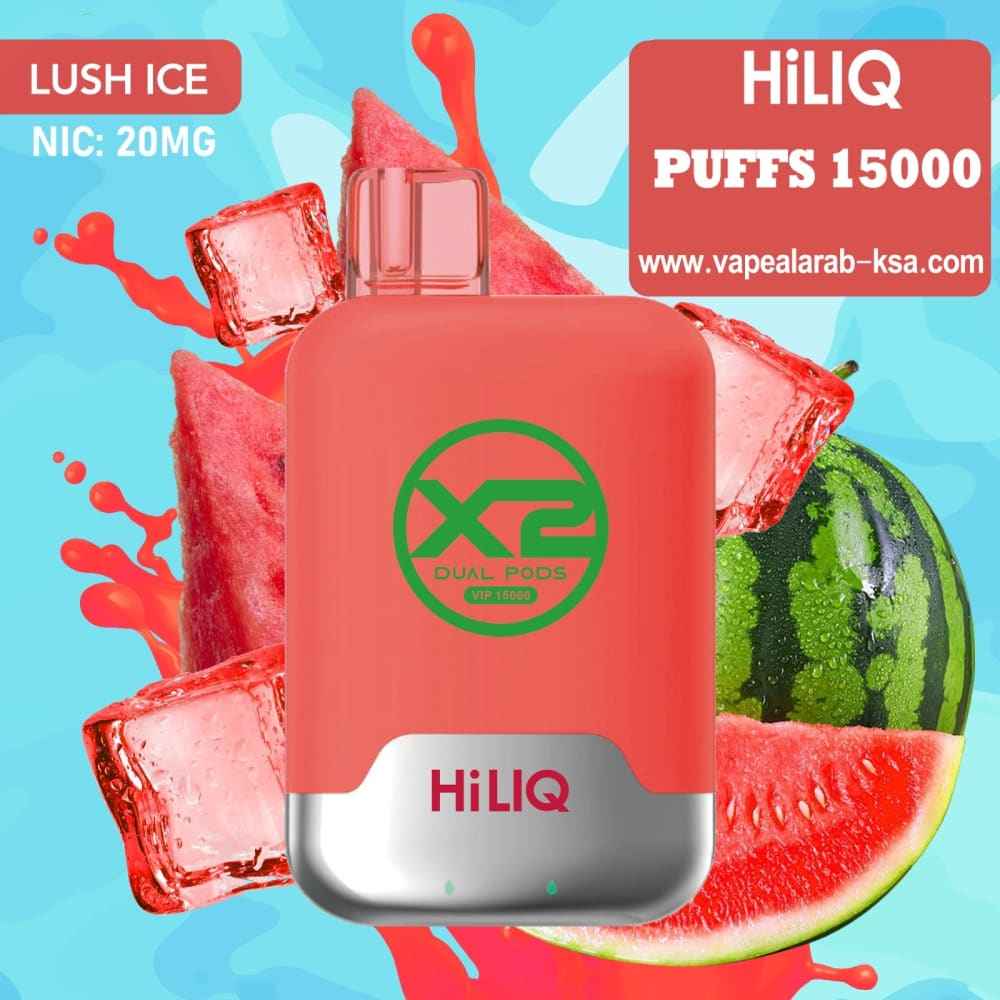 HILIQ سحبة سيجارة هاي لك 15000 شفطة 20 نيكوتين عدة نكهات