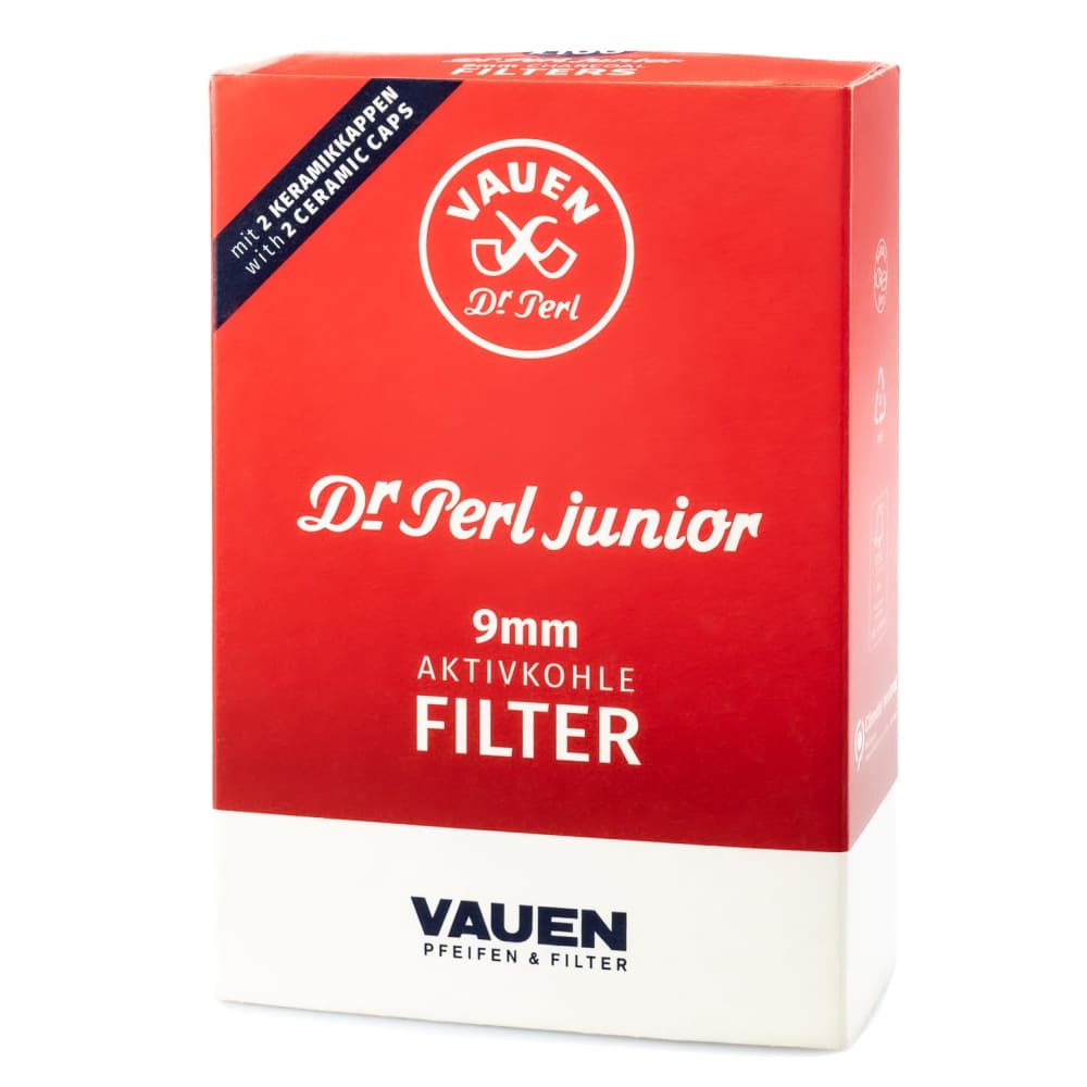 (40 حبه)فلتر غليون 9 مل من دكتور بيرل DR.PERL PIPE FILTERS