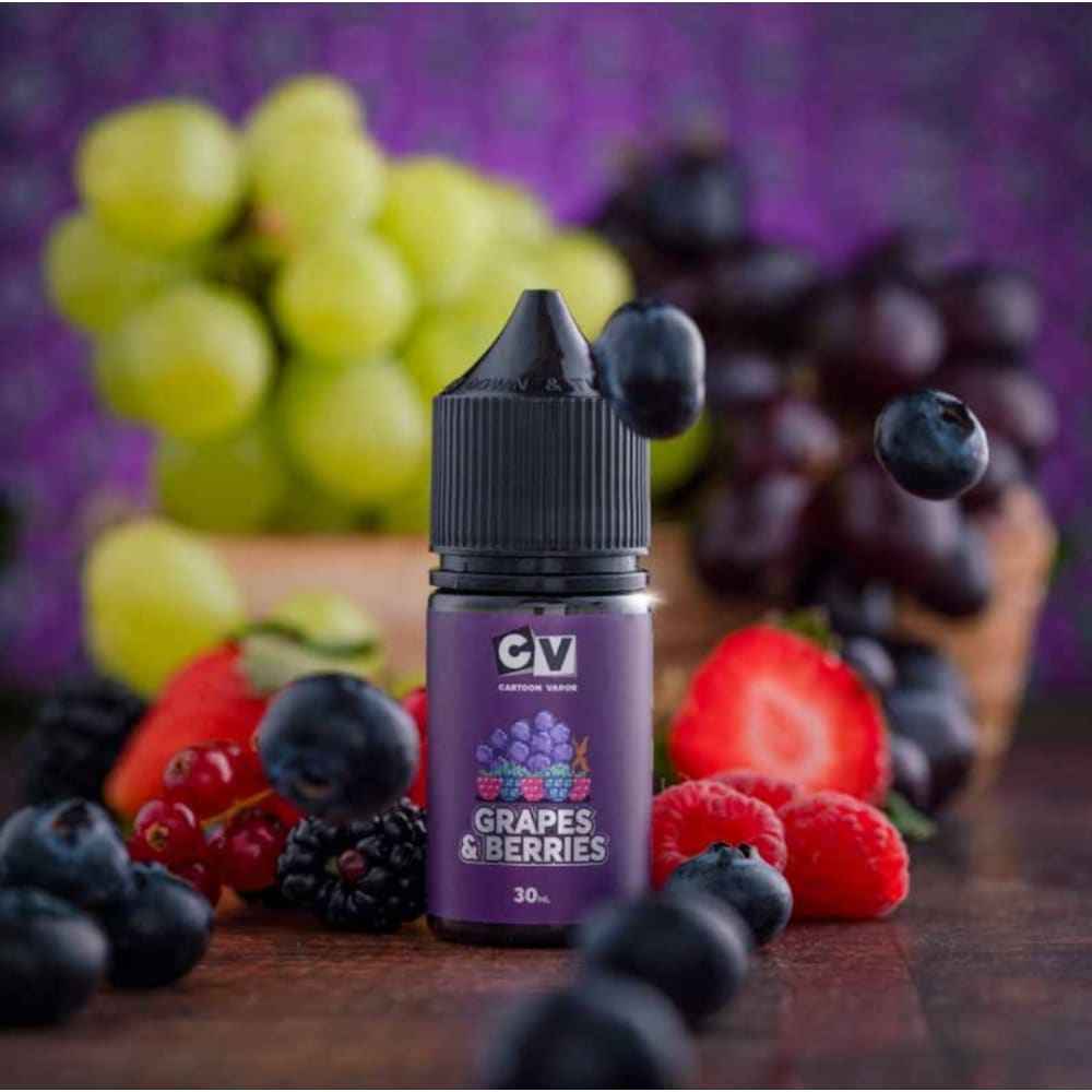 cv نكهة عنب توت سولت نيكوتين من سي - نيكوتين 30
