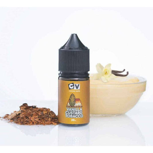 CV نكهة توباكو فانيلا كاسترد سولت نيكوتين من سي - نيكوتين 30