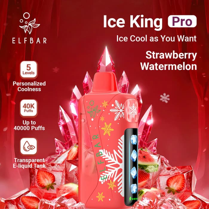 ELFBAR ICE KING PRO سحبة سيجارة الفبار ايس كينق برو 40000