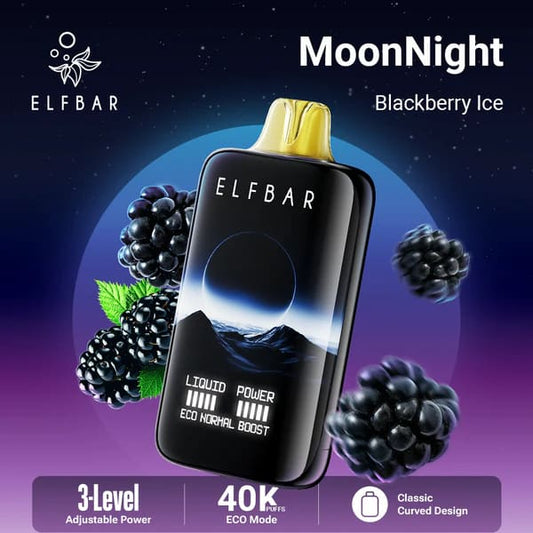 ELFBAR MOONNİGHT سحبة سيجارة الفبار 40000 شفطة 50 نيكوتين