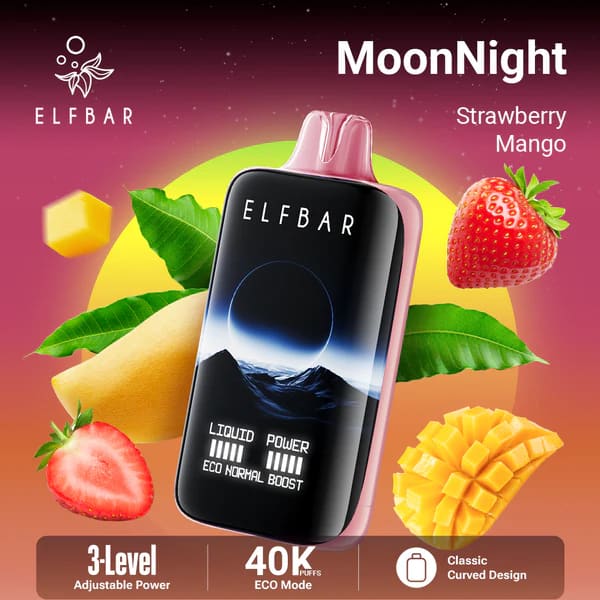 ELFBAR MOONNİGHT سحبة سيجارة الفبار 40000 شفطة 50 نيكوتين