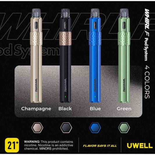 جهاز سحبة سيجارة ويرل اف بود من يو ويل UWELL WHIRL F POD