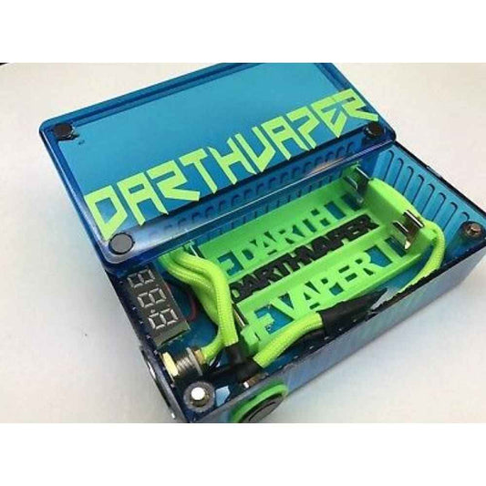 جهاز شيشة دارث فيبر بدون تحكم بالواط DARTHVAPER MOD - ازرق