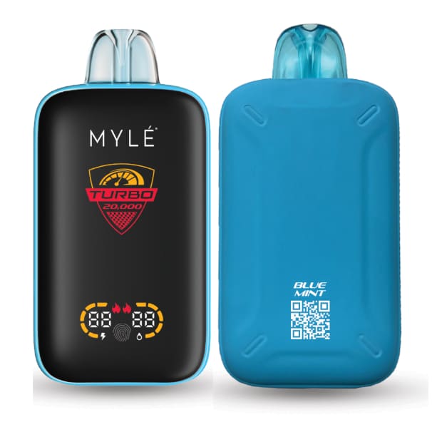 MYLE سحبة سيجارة مايلي تيربو 20000 شفطة 50 نيكوتين عدة
