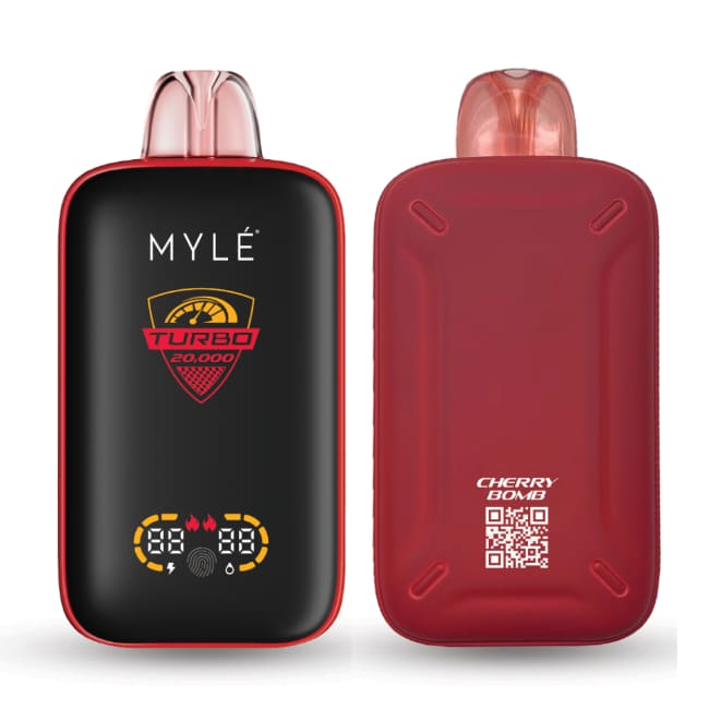 MYLE سحبة سيجارة مايلي تيربو 20000 شفطة 50 نيكوتين عدة