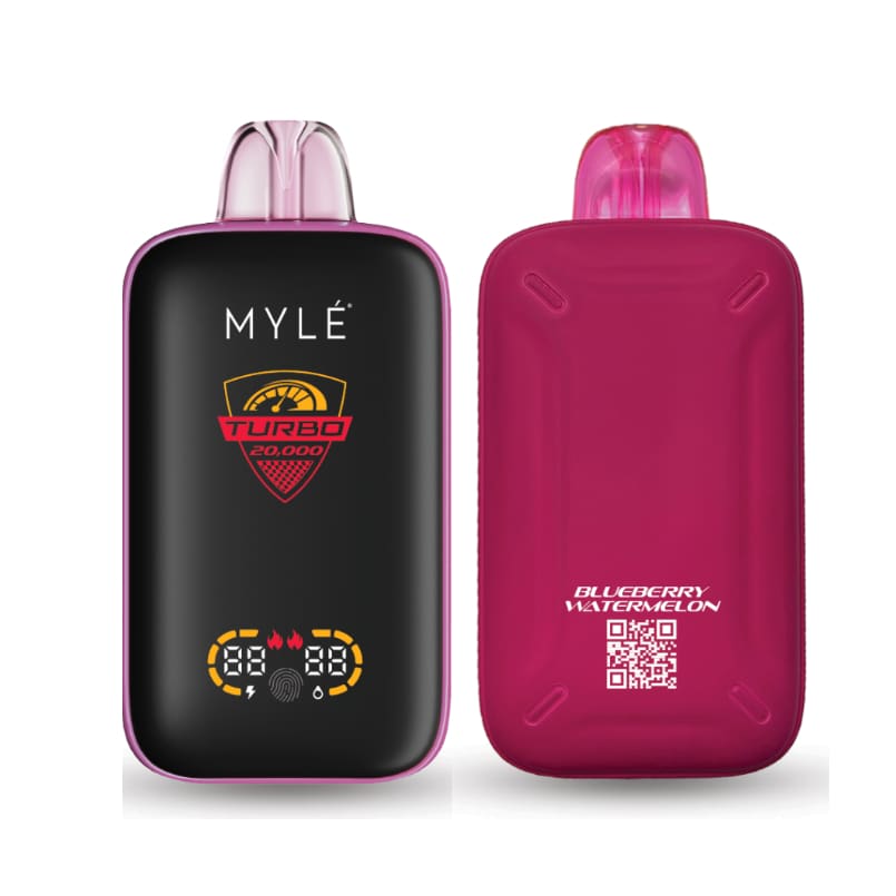 MYLE سحبة سيجارة مايلي تيربو 20000 شفطة 50 نيكوتين عدة