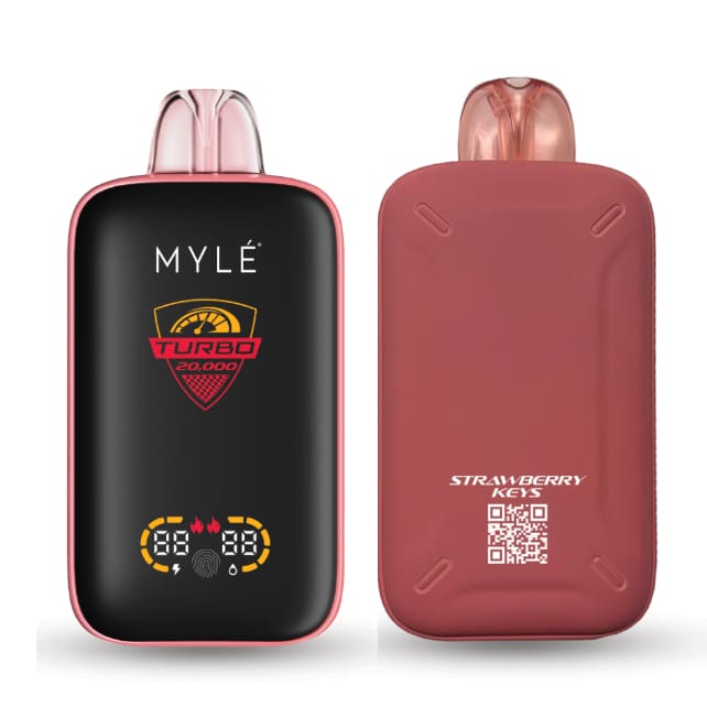 MYLE سحبة سيجارة مايلي تيربو 20000 شفطة 50 نيكوتين عدة