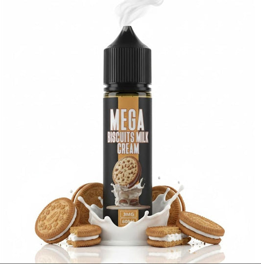 نكهة فيب بسكويت كريمة الحليب ميقا - نيكوتين 3