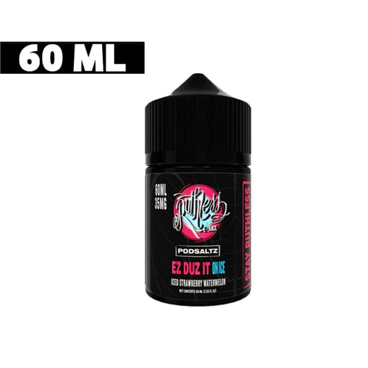 نكهة بطيخ فراولة ايس سولت نيكوتين من روثلس 60 مل Ruthless