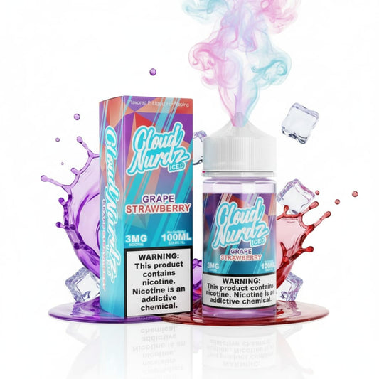 نكهة عنب فراولة ايس كلاود نيردز 100 مل CLOUD NURDZ
