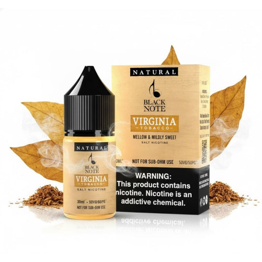 نكهة توباكو فيرجينيا سولت نيكوتين من بلاك نوت Black Note