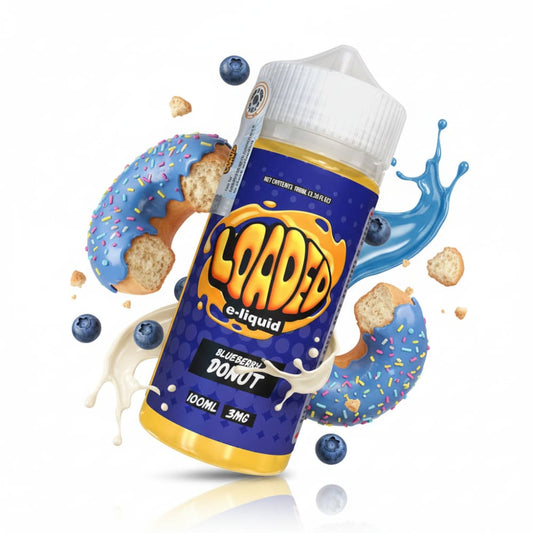نكهة فيب توت ازرق دونات من لودد 120 مل LOADED Blueberry