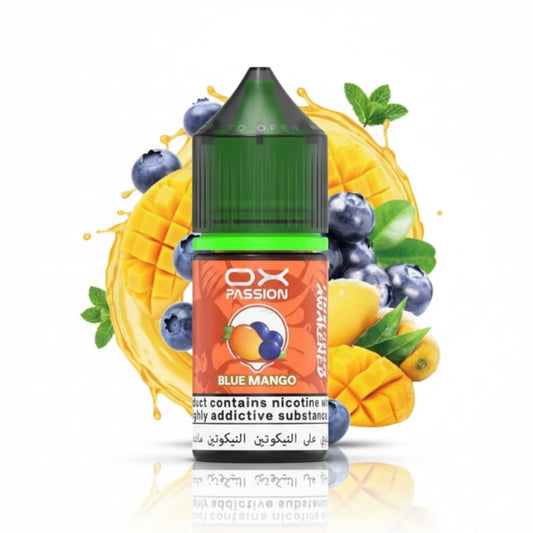 نكهة توت ازرق مانجو سولت نيكوتين من اوكس باشن OX PASSION