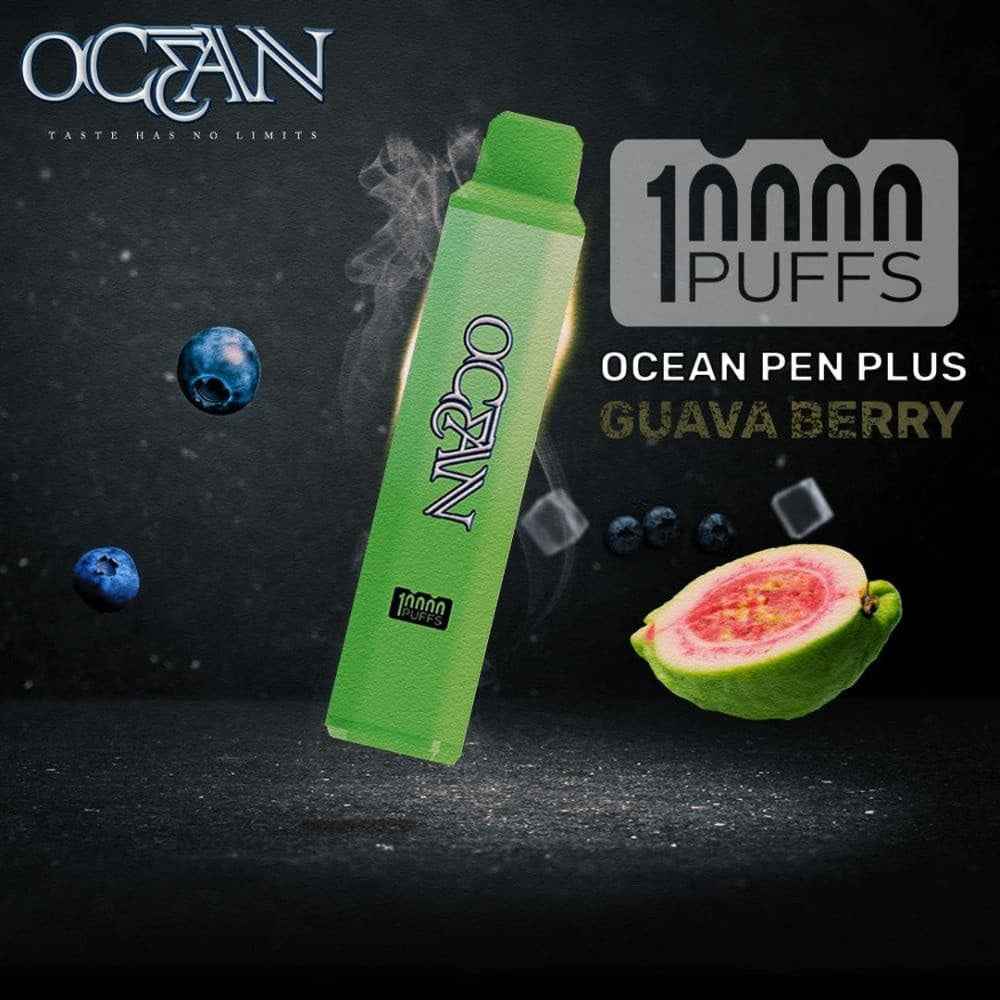 OCEAN سحبة سيجارة اوشن 10000 شفطة 20 نيكوتين عدة نكهات