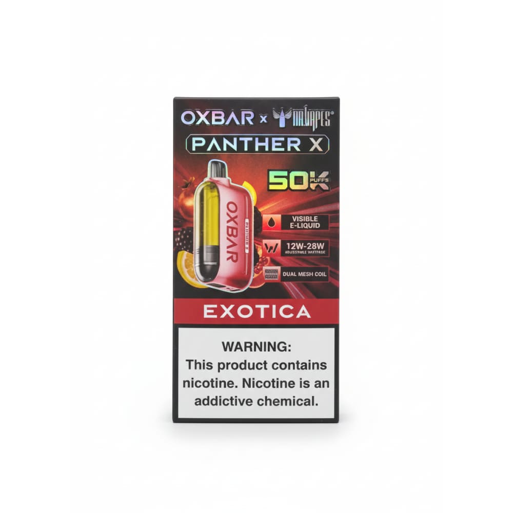 Oxbar Panther X سحبة سيجارة اوكس بار بانثر اكس 50000 شفطة