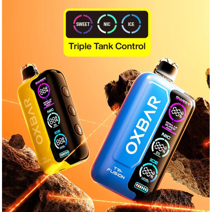 OXBAR TRI-FUSION سحبة سيجارة اوكسبار 40000 شفطة 50 نيكوتين