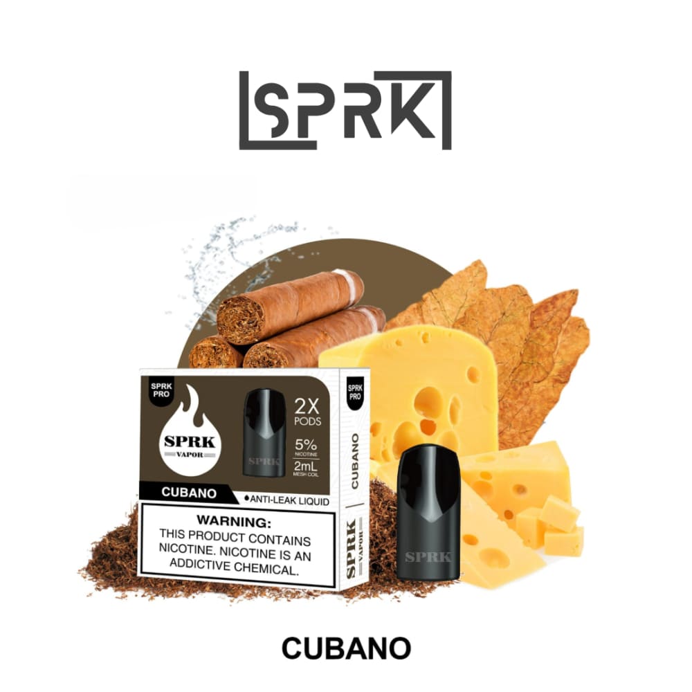 SPRK PRO بودات سبارك مايلي برو عدة نكهات 50 نيكوتين - كوبانو