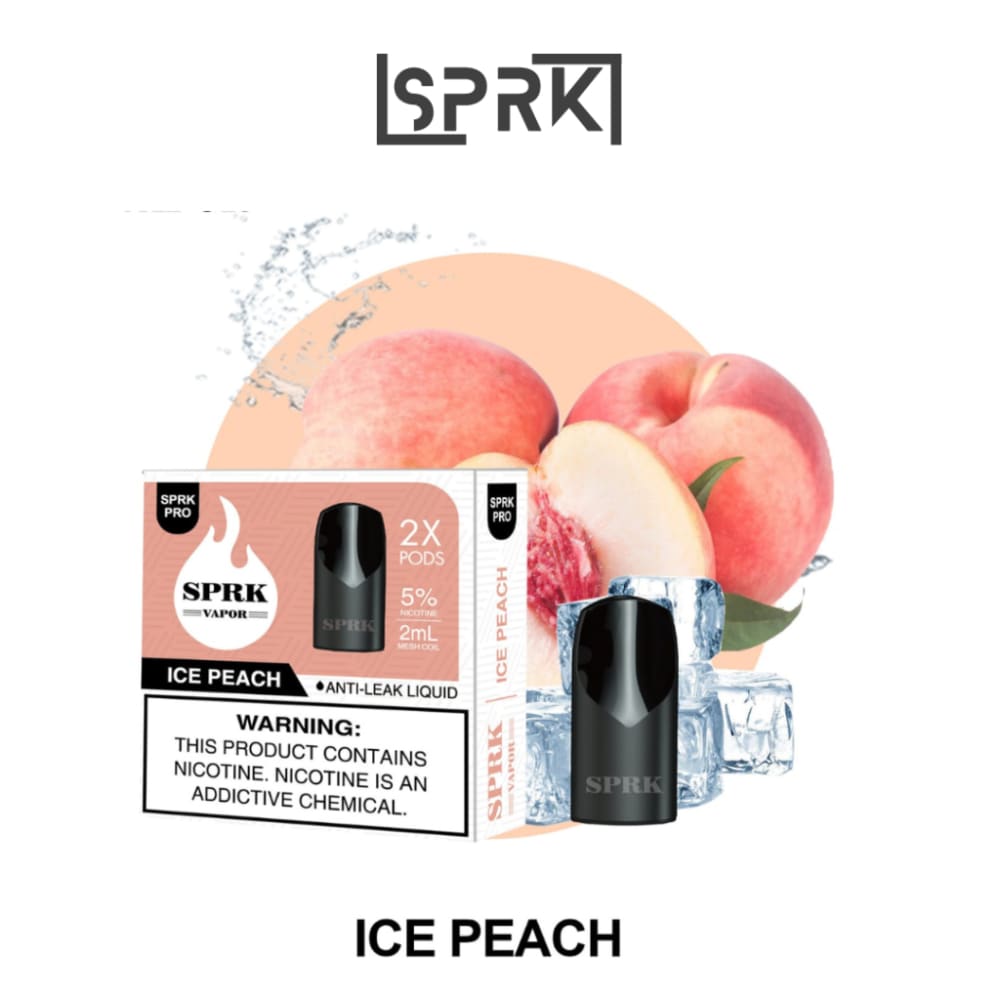 SPRK PRO بودات سبارك مايلي برو عدة نكهات 50 نيكوتين - خوخ