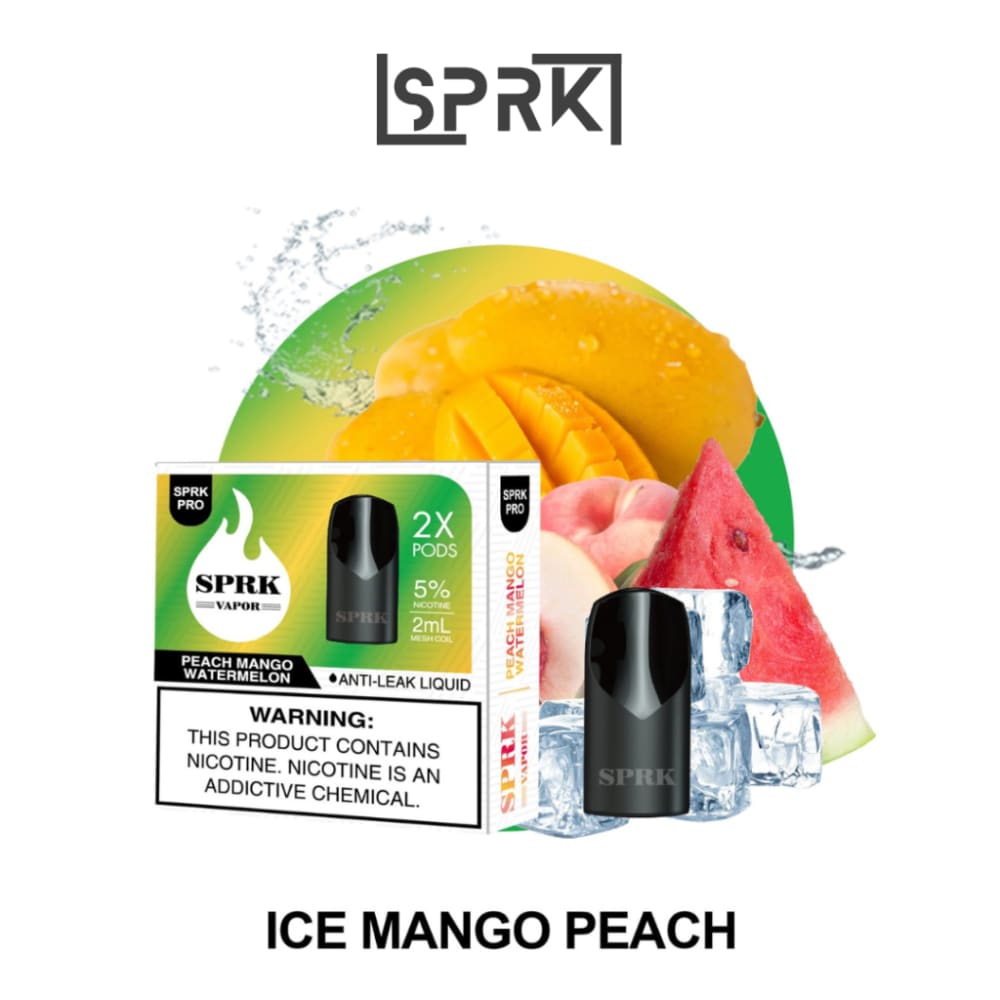 SPRK PRO بودات سبارك مايلي برو عدة نكهات 50 نيكوتين - خوخ