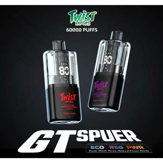 TWIST GT SPUER سحبة سيجارة تويست 60000 شفطة 20 نيكوتين عدة