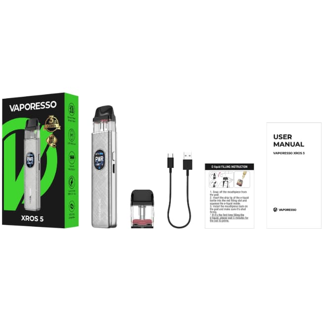 Vaporesso Xros 5 جهاز سحبة و شيشة اكس روز 5 من فيبريسو