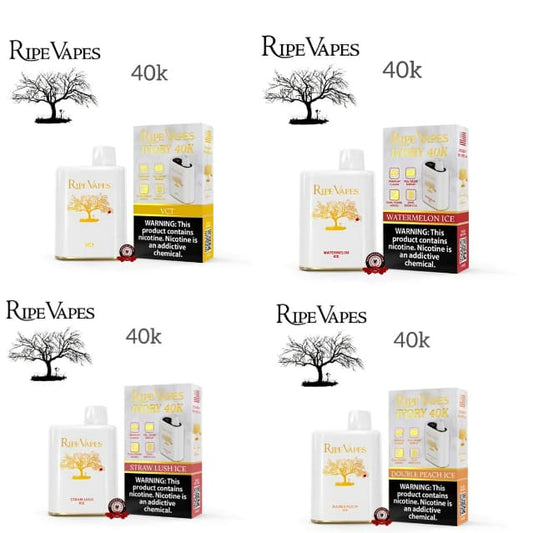 VCT Ripe Vapes IVORY سحبة سيجارة عدة نكهات رايب فيب ايفوري