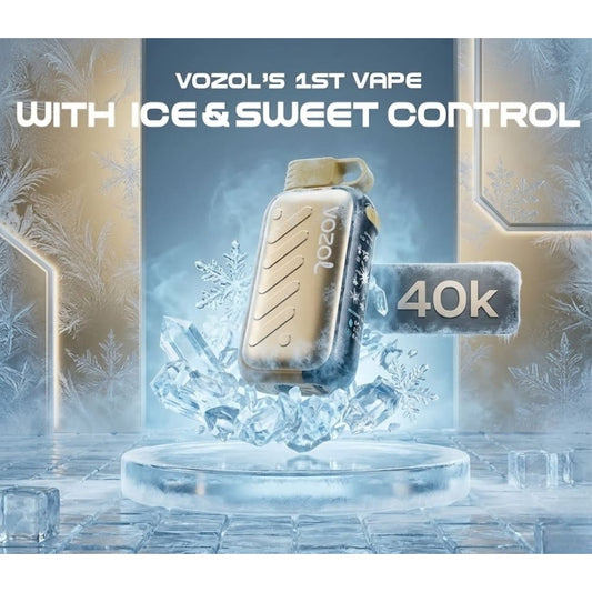 VOZOL GEAR ICE&SWEET سحبة سيجارة فوزول قير 40000 شفطة عدة