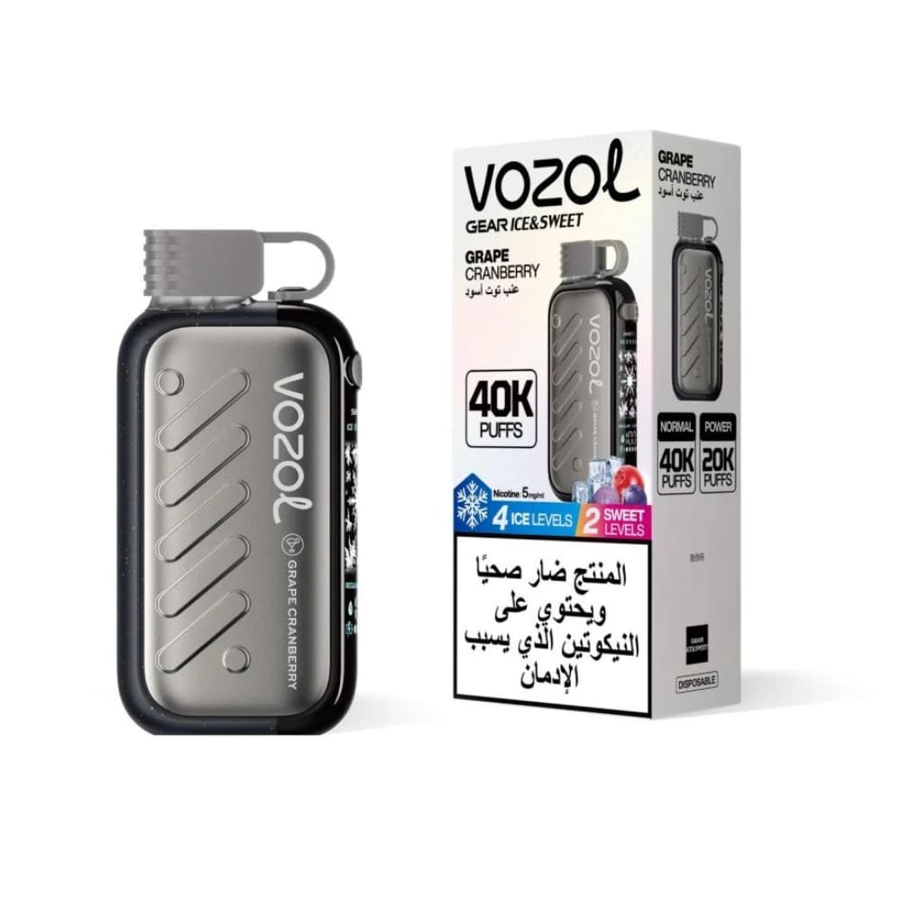 VOZOL GEAR ICE&SWEET سحبة سيجارة فوزول قير 40000 شفطة عدة