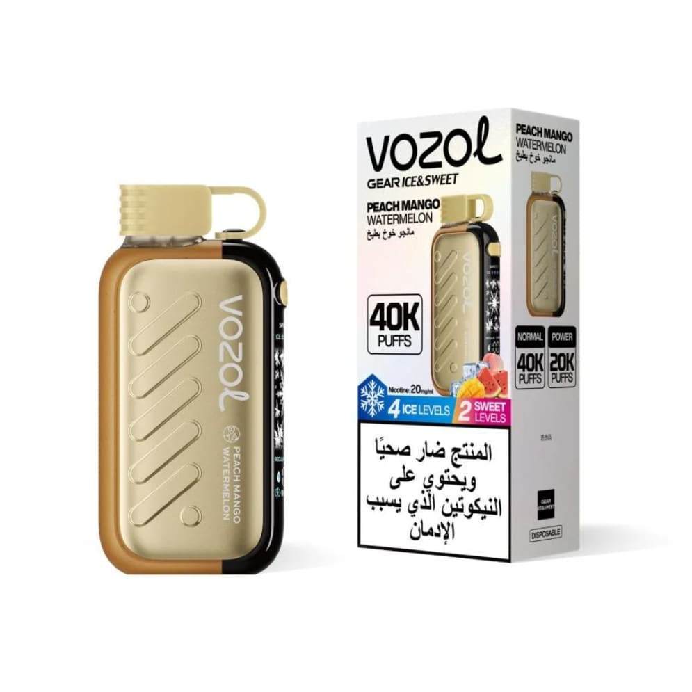 VOZOL GEAR ICE&SWEET سحبة سيجارة فوزول قير 40000 شفطة عدة