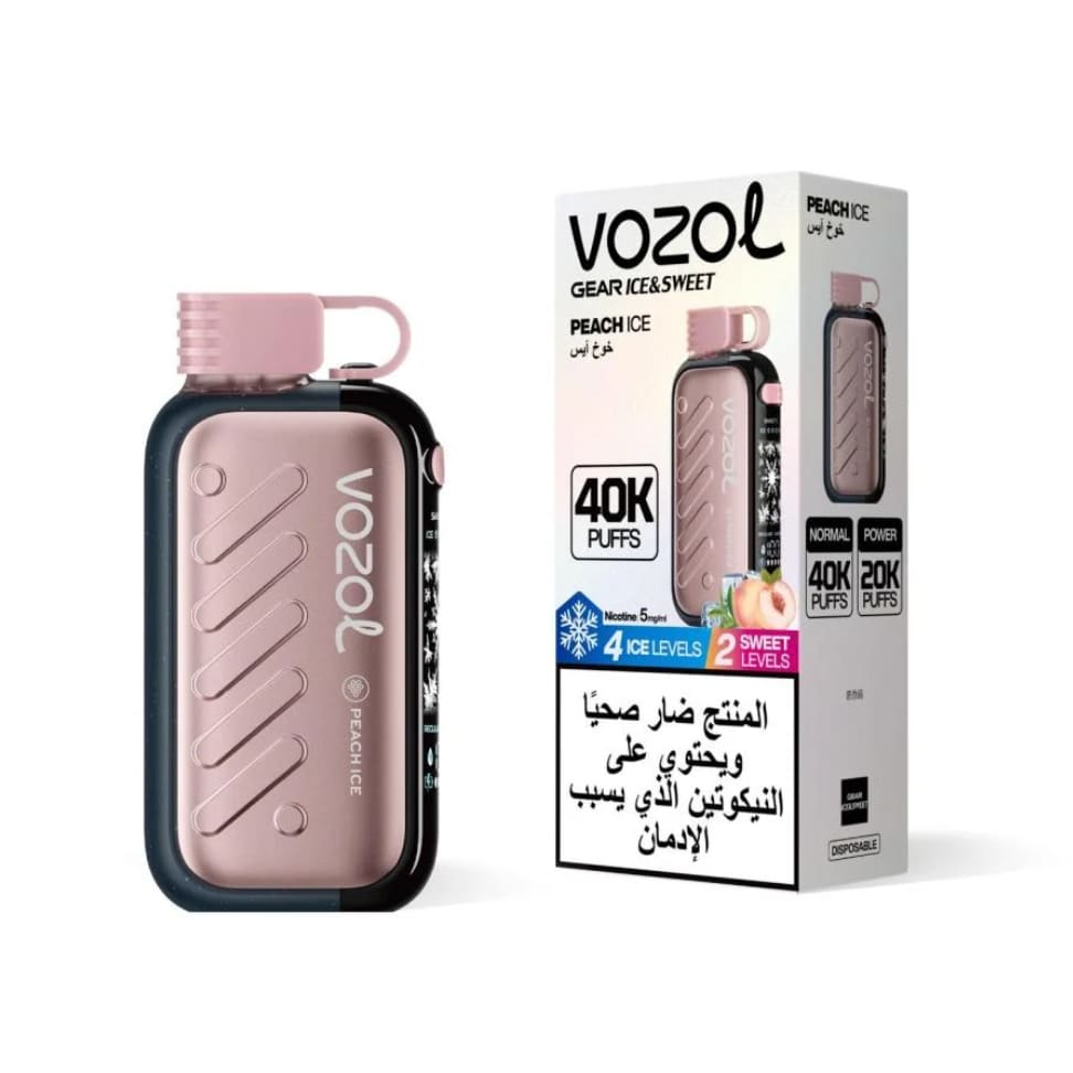 VOZOL GEAR ICE&SWEET سحبة سيجارة فوزول قير 40000 شفطة عدة