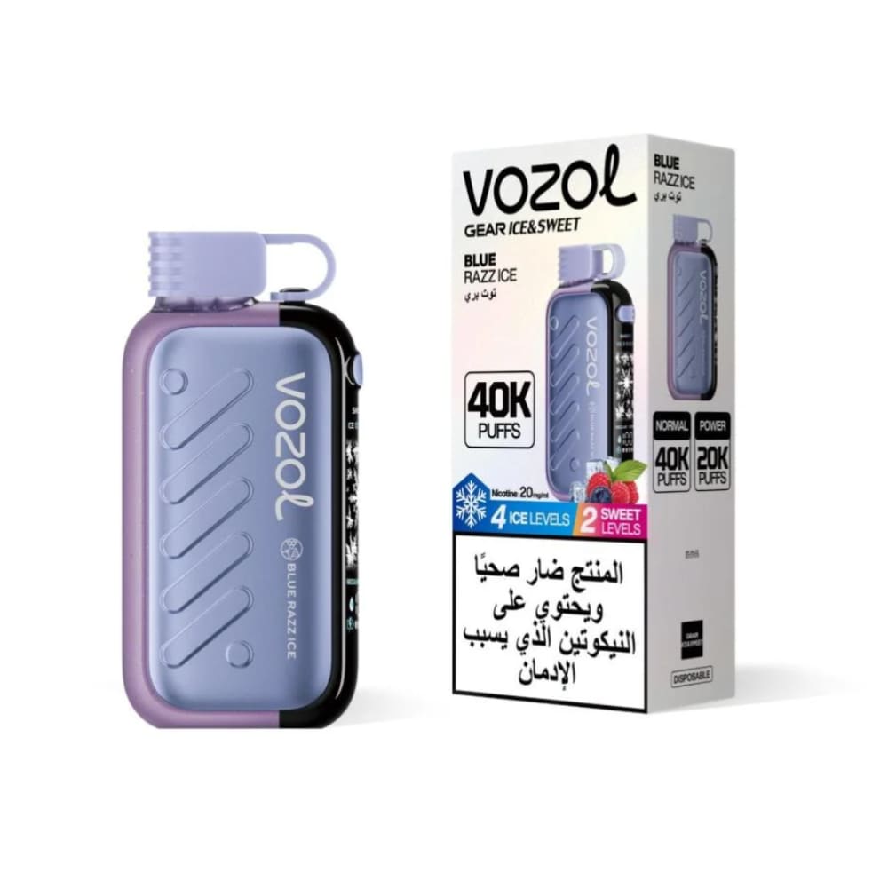VOZOL GEAR ICE&SWEET سحبة سيجارة فوزول قير 40000 شفطة عدة