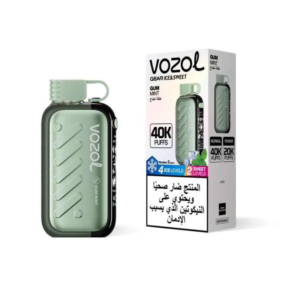 VOZOL GEAR ICE&SWEET سحبة سيجارة فوزول قير 40000 شفطة عدة