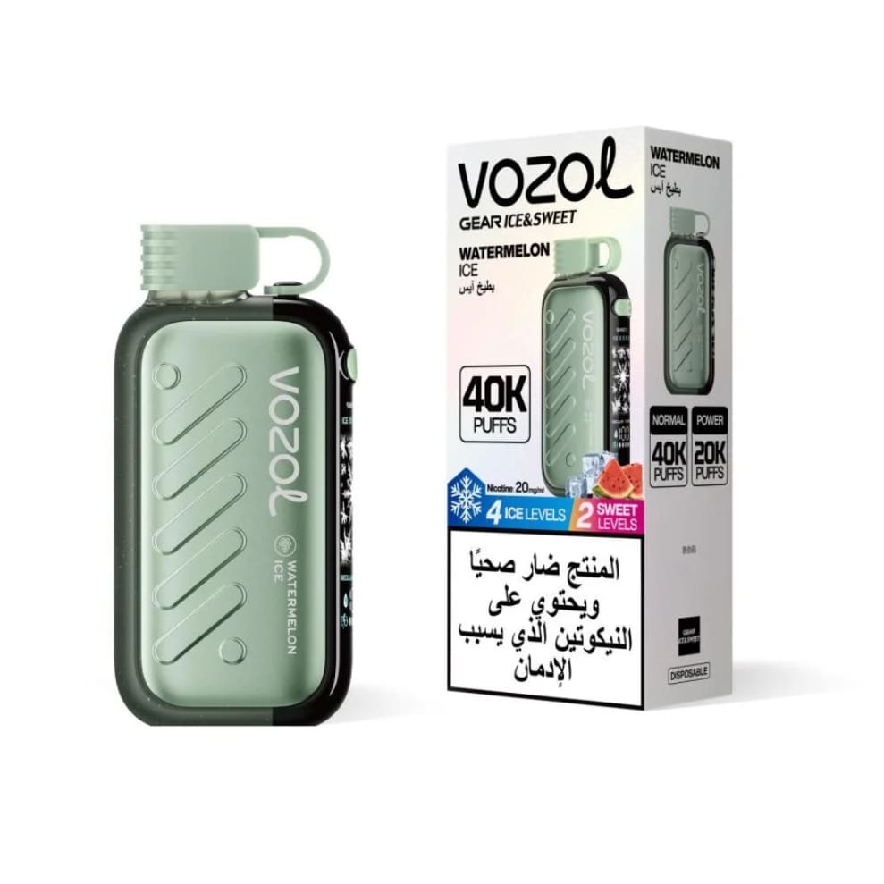 VOZOL GEAR ICE&SWEET سحبة سيجارة فوزول قير 40000 شفطة عدة