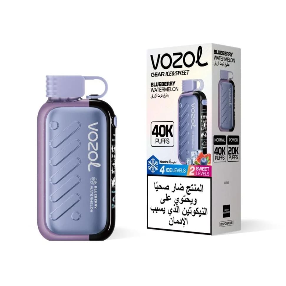 VOZOL GEAR ICE&SWEET سحبة سيجارة فوزول قير 40000 شفطة عدة