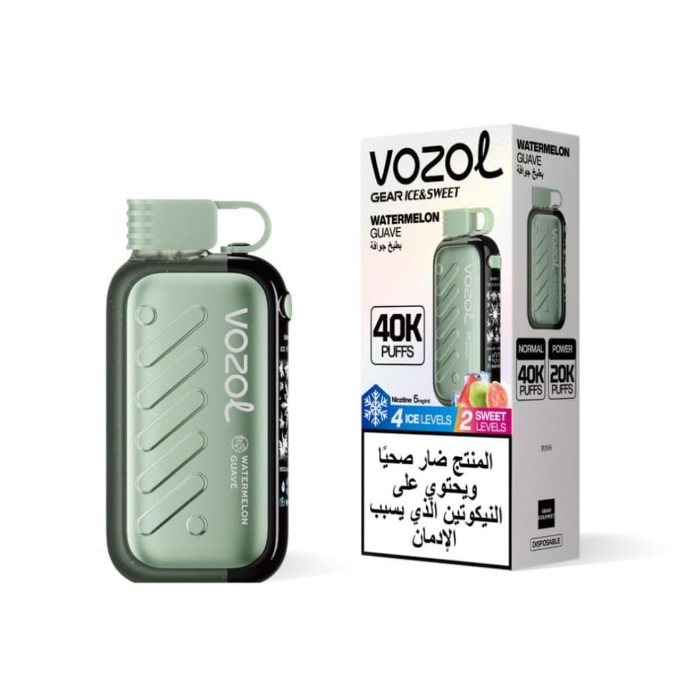 VOZOL GEAR ICE&SWEET سحبة سيجارة فوزول قير 40000 شفطة عدة