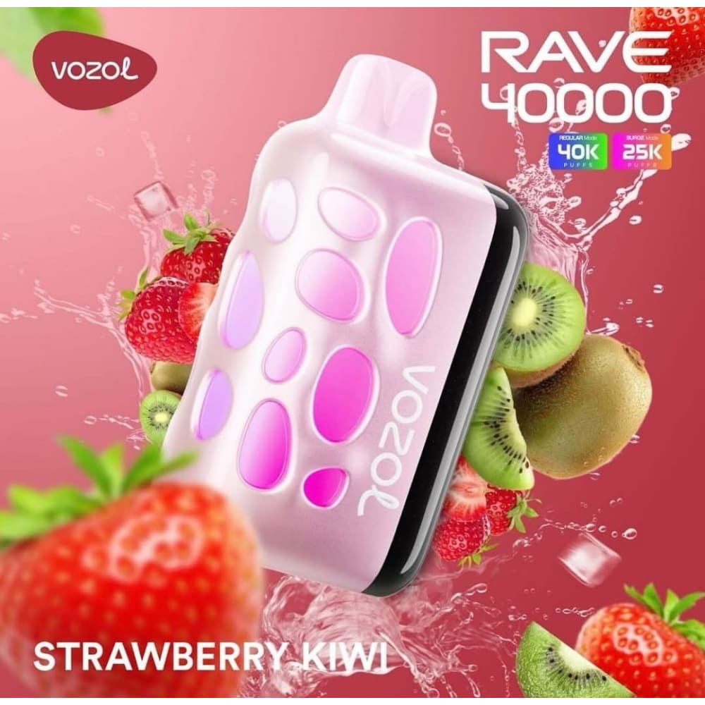 VOZOL RAVE سحبة سيجارة فوزول ريف 40000 شفطة عدة نكهات 50