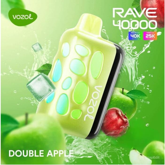 VOZOL RAVE سحبة سيجارة فوزول ريف 40000 شفطة عدة نكهات 50