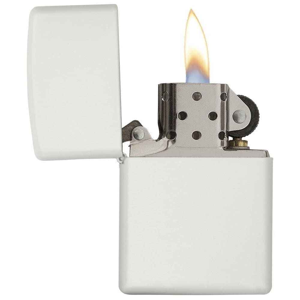 ولاعة زيبو zippo 214 REGULAR WHITE MATTE