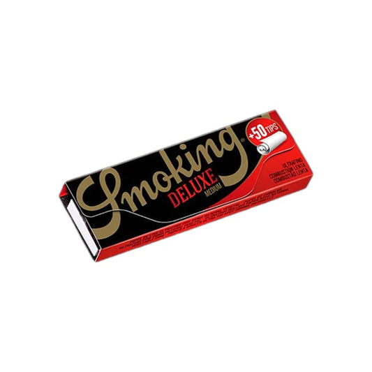 ورق لف سموكنق 1 1/4 مع فلاتر SMOKING DELUXE