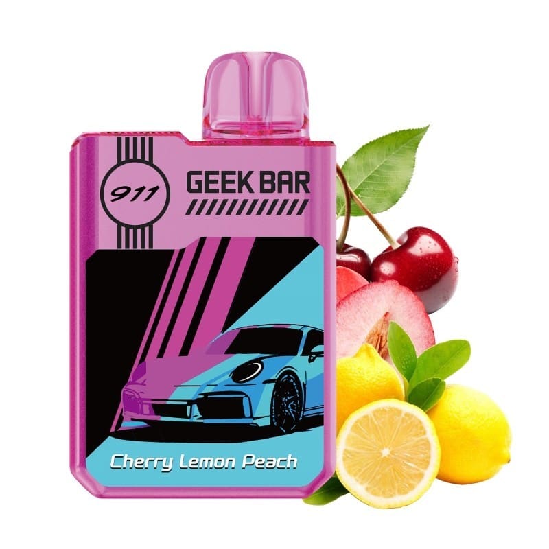 GEEK BAR 911 سحبة سيجارة جيك بار 18000 شفطة عدة نكهات 50