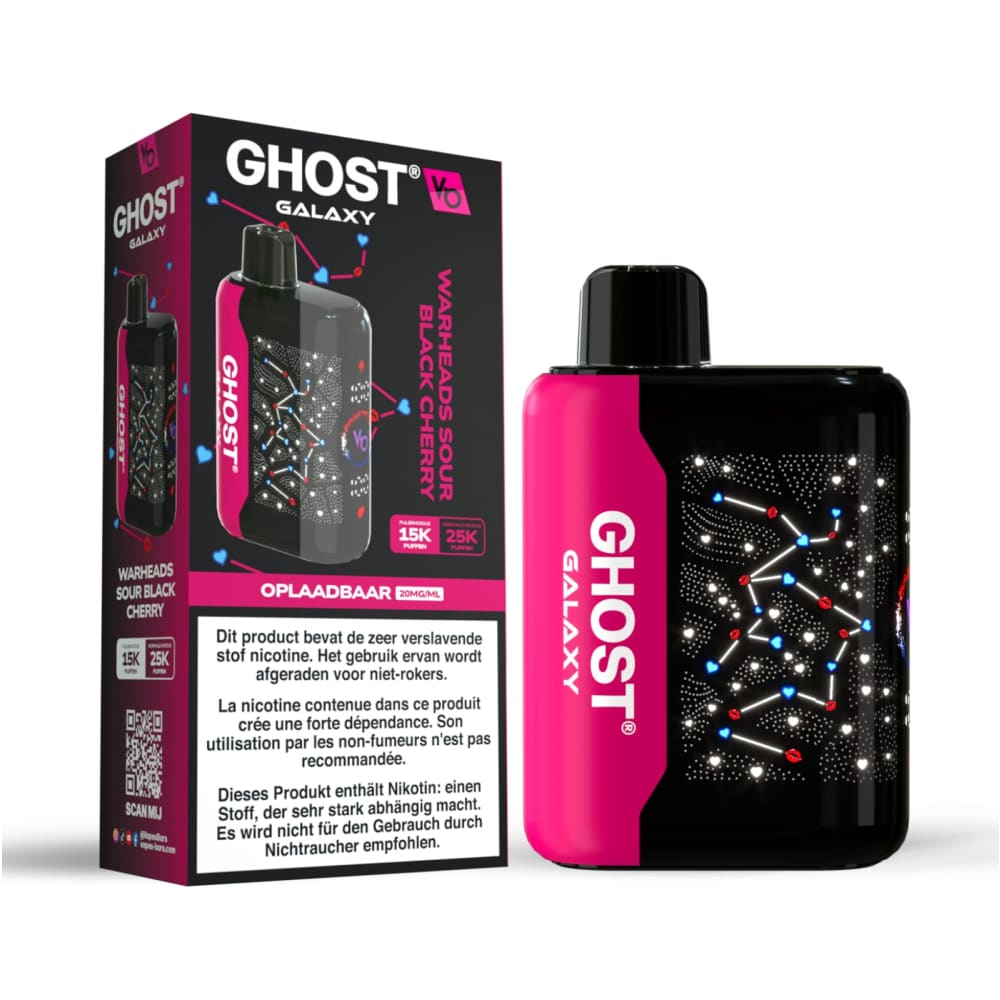 Ghost Galaxy سحبة سيجارة قوست جالكسي 25000 شفطة 50 نيكوتين