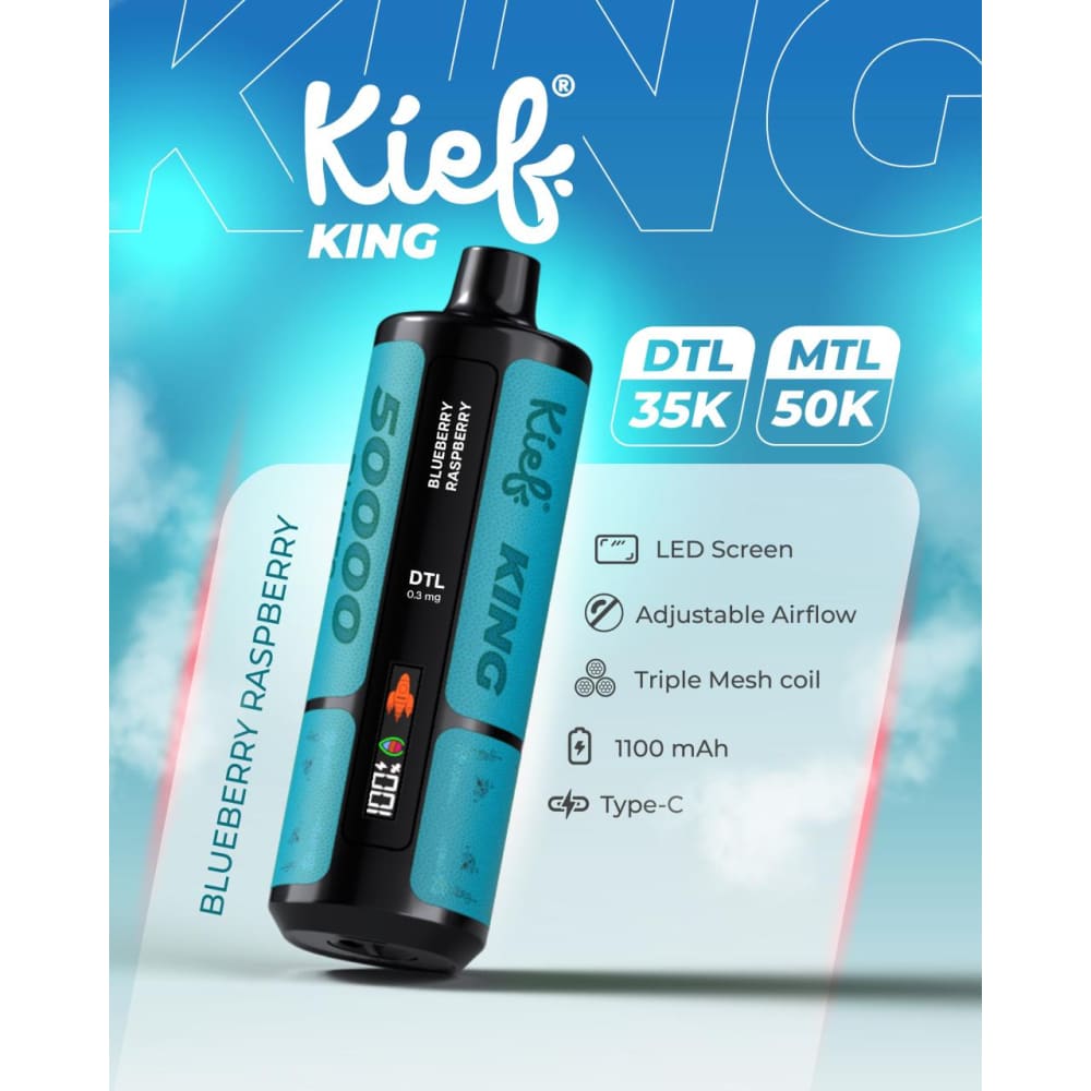 جهاز فيب شيشة كيف كينج 3 نيكوتين 50000 شفطة عدة نكهات