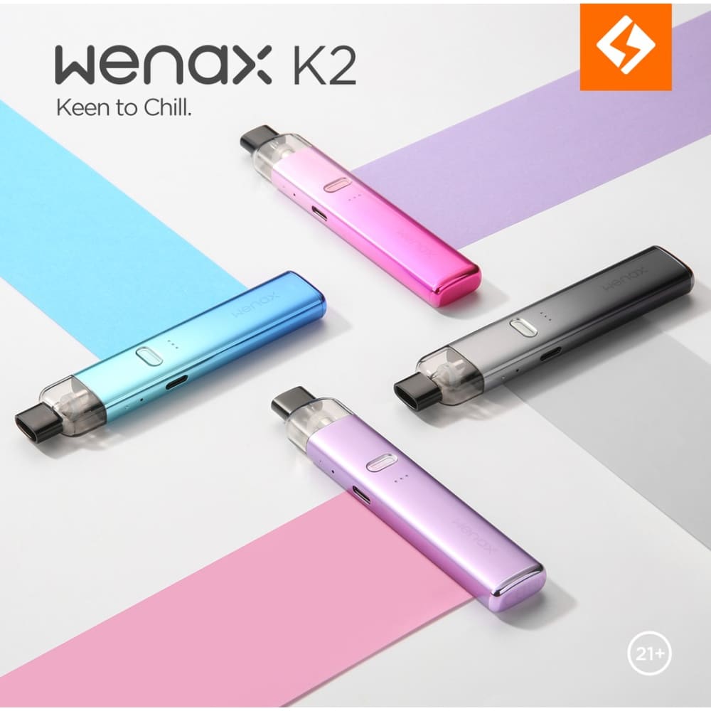 جهاز سحبة و شيشة ويناكس كي 2 من WENAX GEEK VAPE K2 - اسود