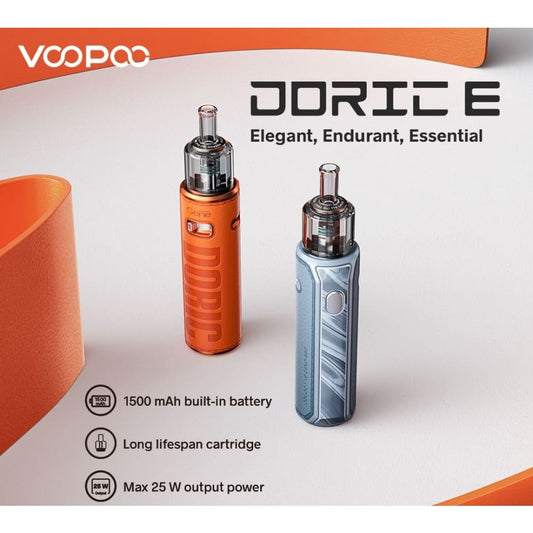 جهاز شيشة دوريك اي من فوبو Voopoo Doric E Kit - اسود